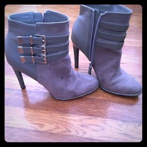 Dressy Gray Booties